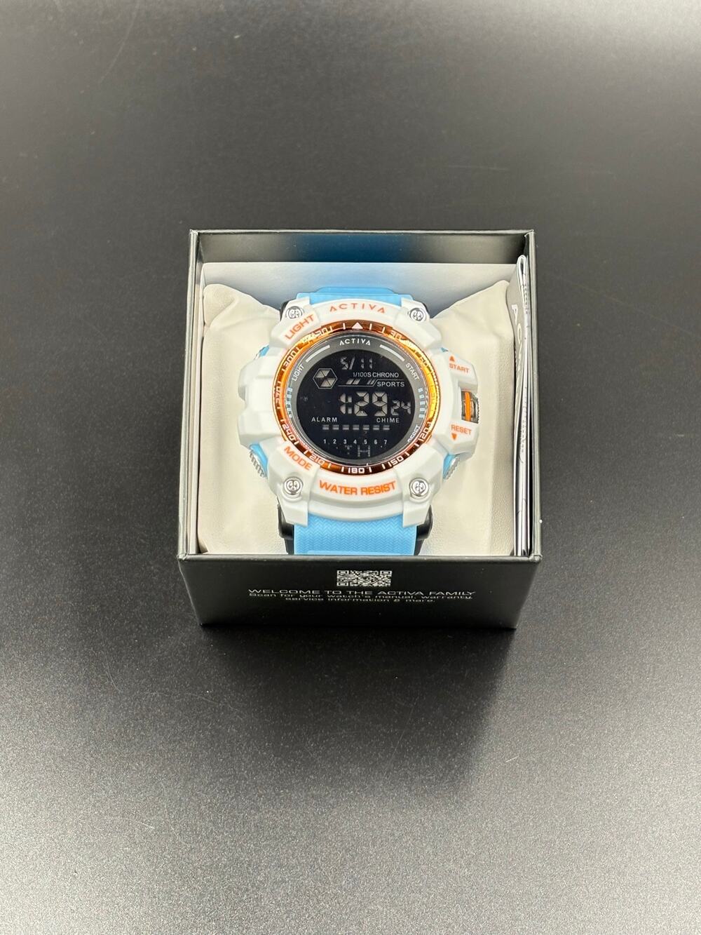 Activa X Invicta Men's Digital Watch white/blue color variant ACW8020 series